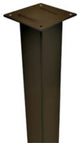 Modern Contemporary Retro Design ,optional Mounting Pole for the RetroBox, Brown
