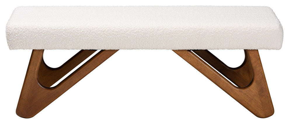 Beechmoor Cream Boucle Bench