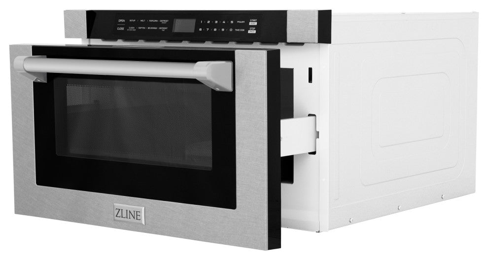 24" Built-in Microwave Drawer in Fingerprint Resistant  Stainless Steel