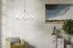 Carrick Chandelier, Black, Polished Nickel, 8 Light