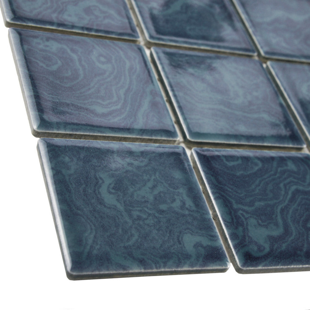 Resort Beach Blue Porcelain Floor and Wall Tile