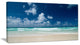"Bright Blue Sky on Winter Day" Seashore Canvas Print, 32"x16"
