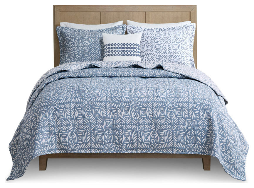 Madison Park Signature 4 Piece Oversized Reversible Quilt Set