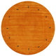 6' Round Hand-Knotted Persian Gabbeh Wool Rug - Q15132