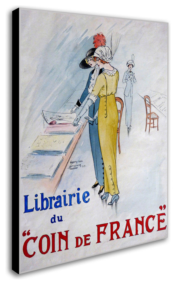 "Artdeco Fashion" by Vintage Apple Collection, Canvas Art