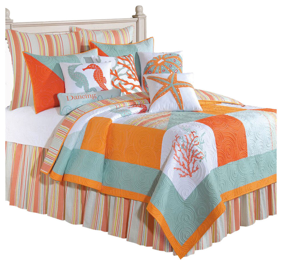 Fiesta Key Twin Quilt by C & F