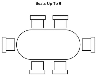 Japandi Extendable Dining Table 39"-55" Whitewash 6-Seater Oval&Round Pedestal, Gray