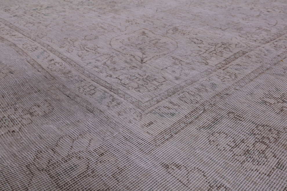 Persian Vintage White Wash Area Rug 6' 8" X 9' 5" Q4654