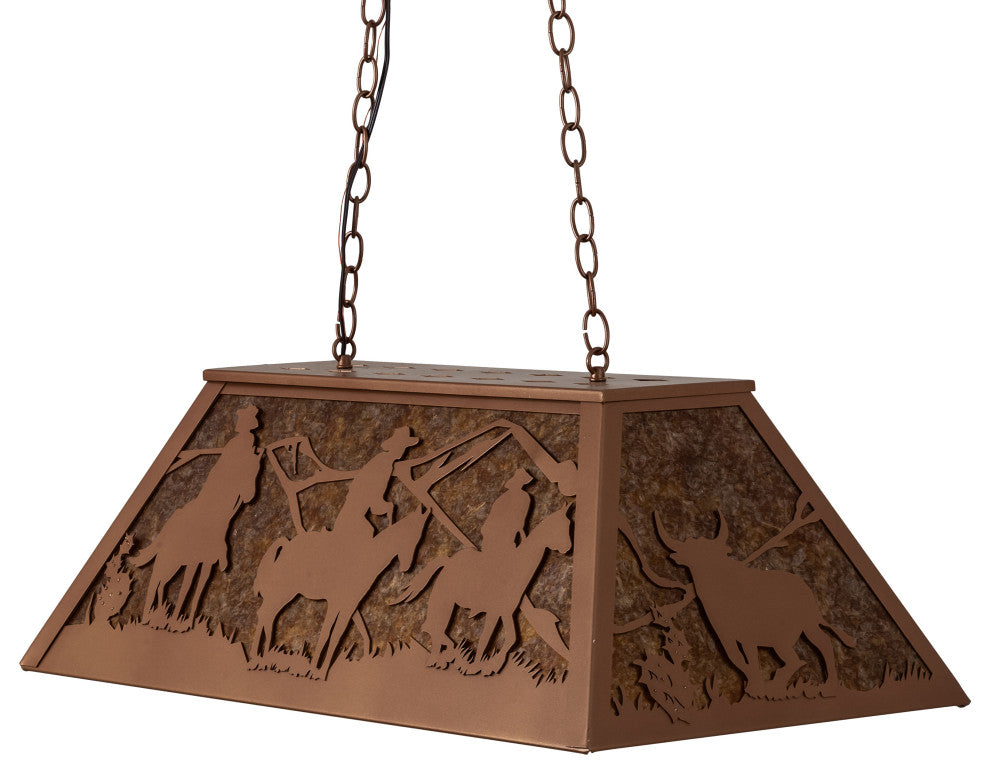 33 Long Rustlers Oblong Pendant