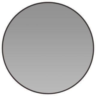 Julianne Large Accent Mirror Metal Framed Wall Mirror, Black, 36"
