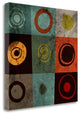 "Tiles Circles" By Graphinc, Giclee Print on Gallery Wrap Canvas, Ready to Hang