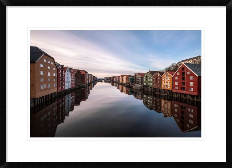"Trondheim, Norway" Framed Digital Print by Par Soderman, 30x21"