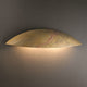 Ambiance Outdoor Ceramic Sliver Downlight Wall Sconce, Harvest Yellow Slate, LED