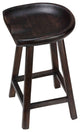 Bare Decor Lucy Wooden Counter Stool, 26"