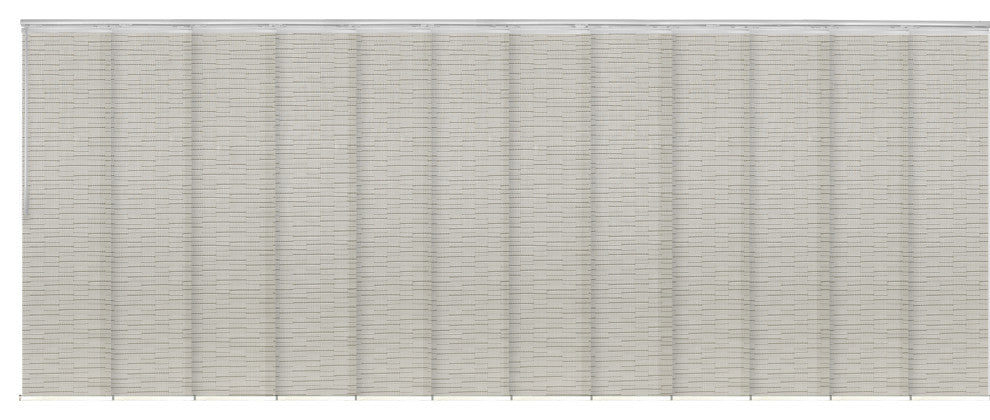 Eliana 12-Panel Track Extendable Vertical Blinds 140-260"W