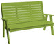 Poly Winston Garden Bench, Tropical Lime, 5 Foot