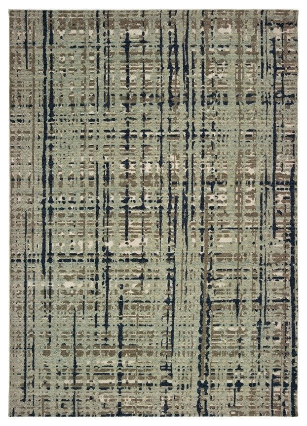 Oriental Weavers Montage Transitional 8020B Blue