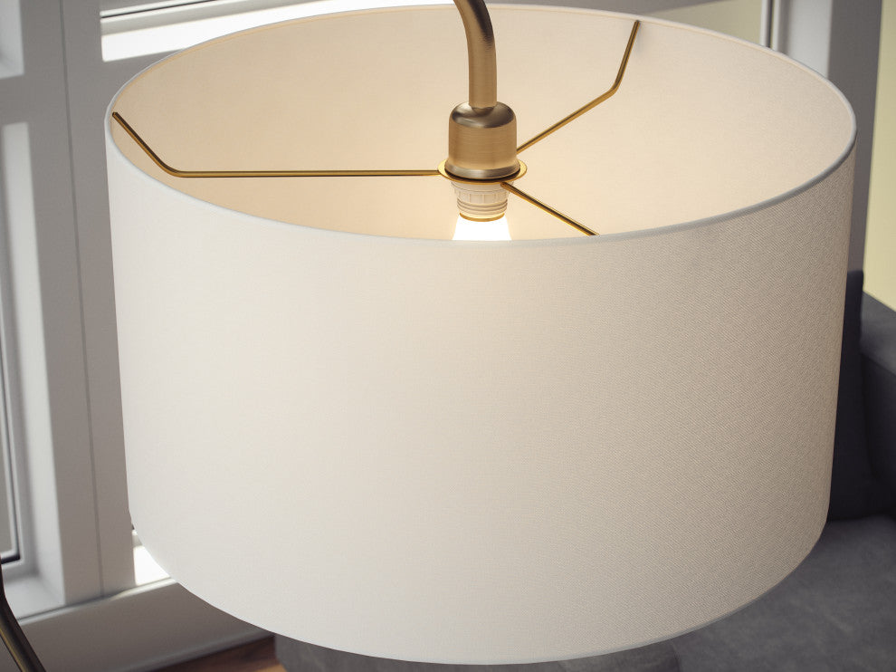 Kenroy 35341AB 1-Light Floor Lamp, Kaler