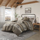 Madison Park Mariposa 5 Piece Stripe Herringbone Comforter Set