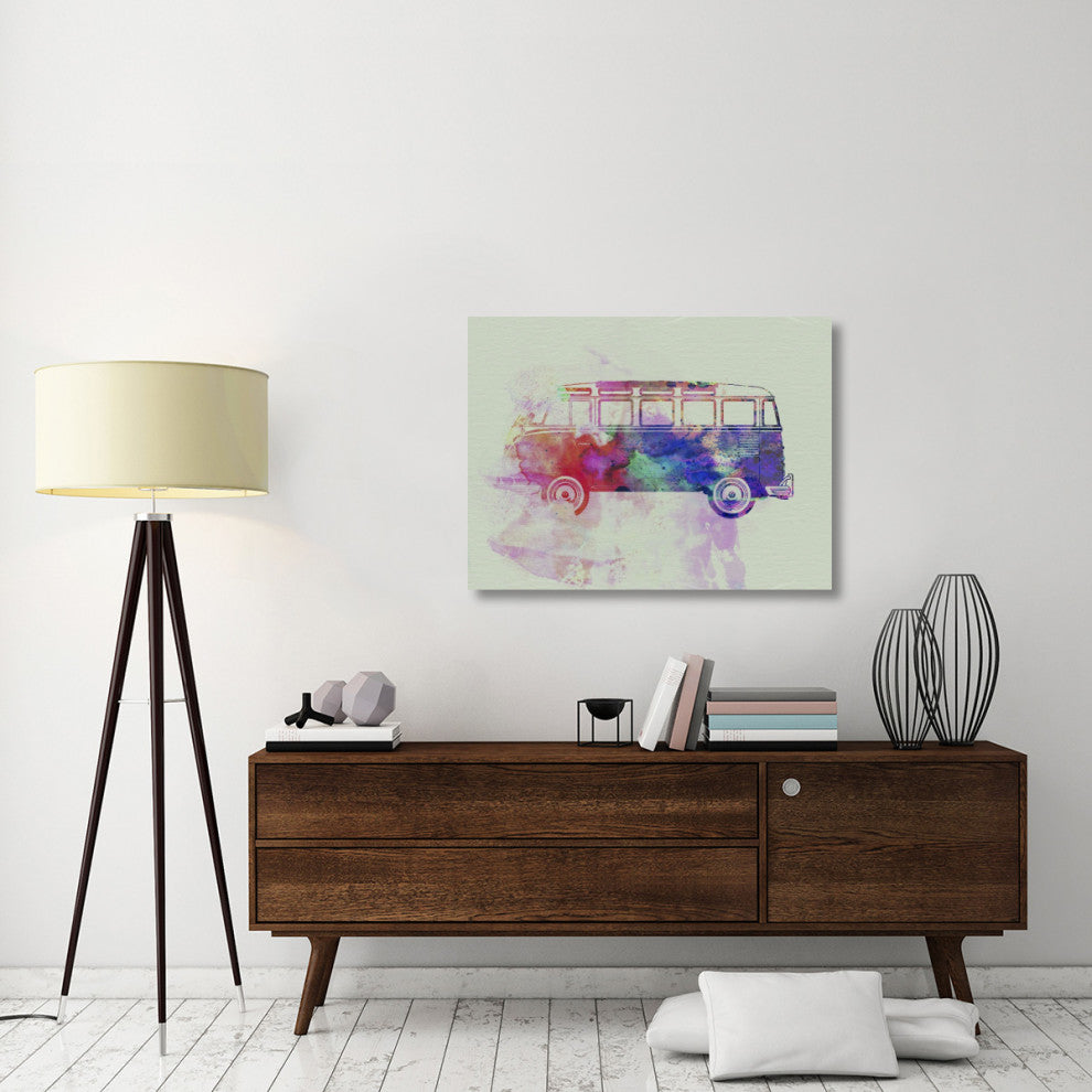"VW Bus Watercolor" Fine Art Print