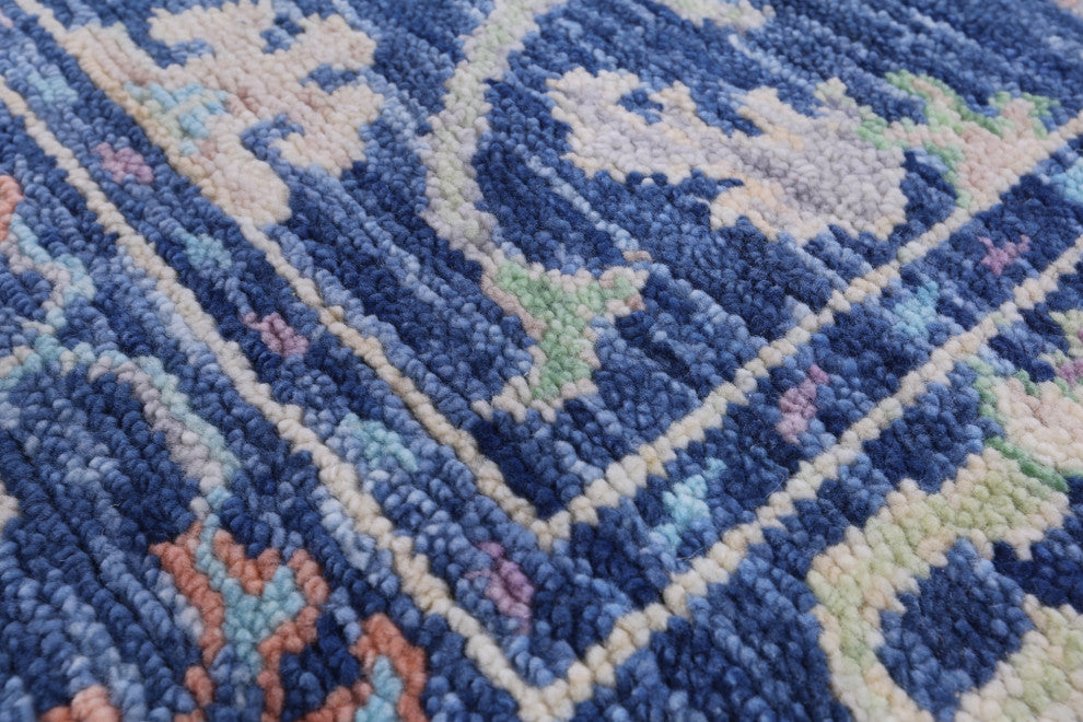 Runner Turkish Oushak Handmade Wool Rug 2' 8" X 7' 11" - Q13458