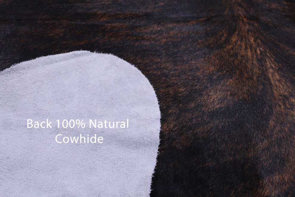 7' 10" X 7' 0" Natural Cowhide Rug C1984