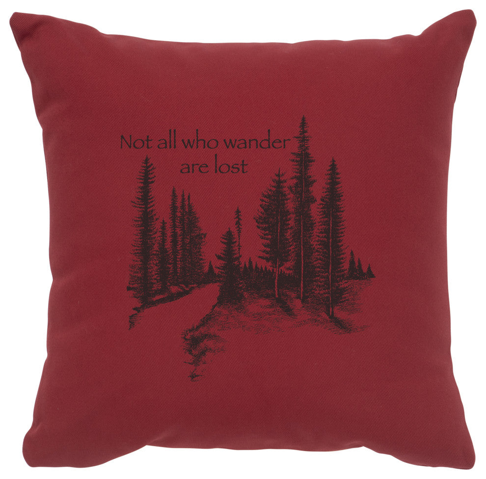 Image Pillow 16x16 Wander Cotton Brick