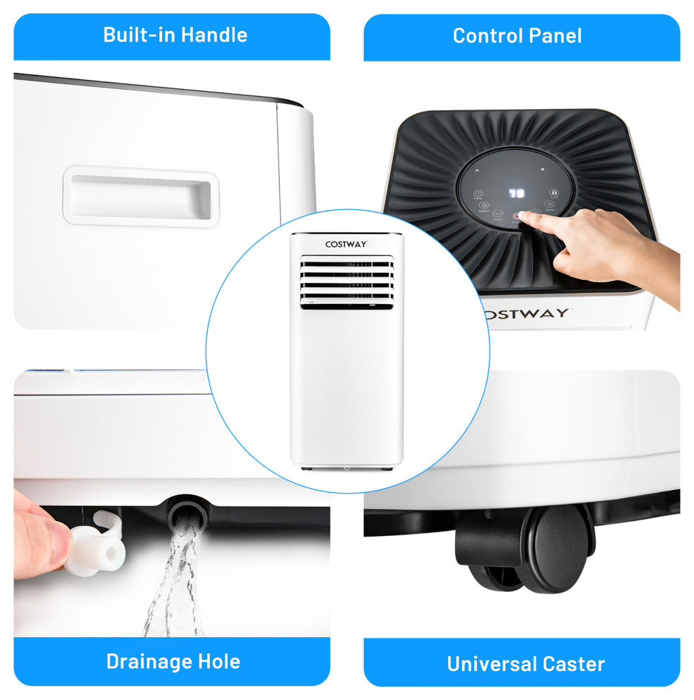 Costway Portable Air Conditioner 10000 BTU Evaporative Air Cooler Dehumidifier