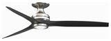 Fanimation Spitfire-KIT-60-LK-F Spitfire 60" 3 Blade Indoor / - Brushed Nickel