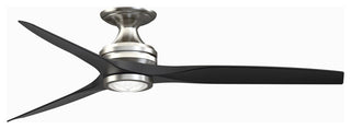 Fanimation Spitfire-KIT-60-LK-F Spitfire 60" 3 Blade Indoor / - Brushed Nickel