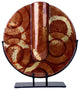 Metallic Ring Round Vase