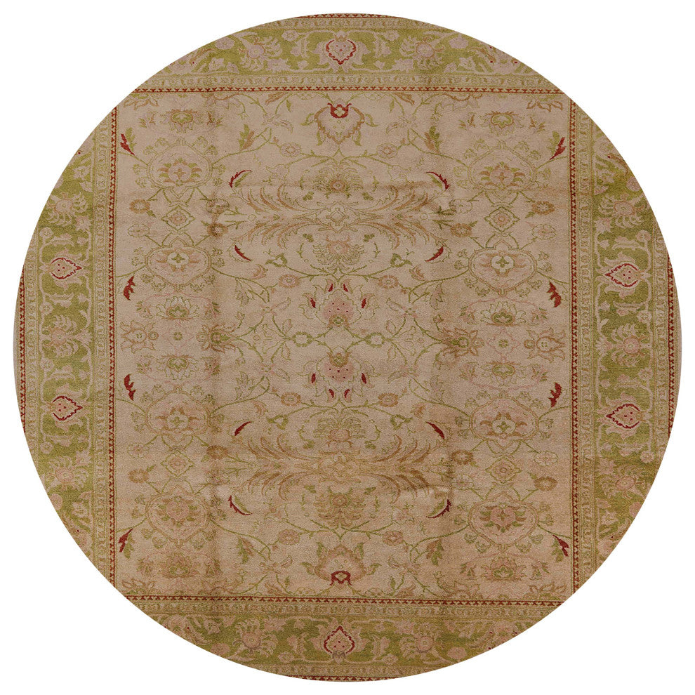 Ahgly Company Indoor Round Mid-Century Modern Area Rugs, 4' Round