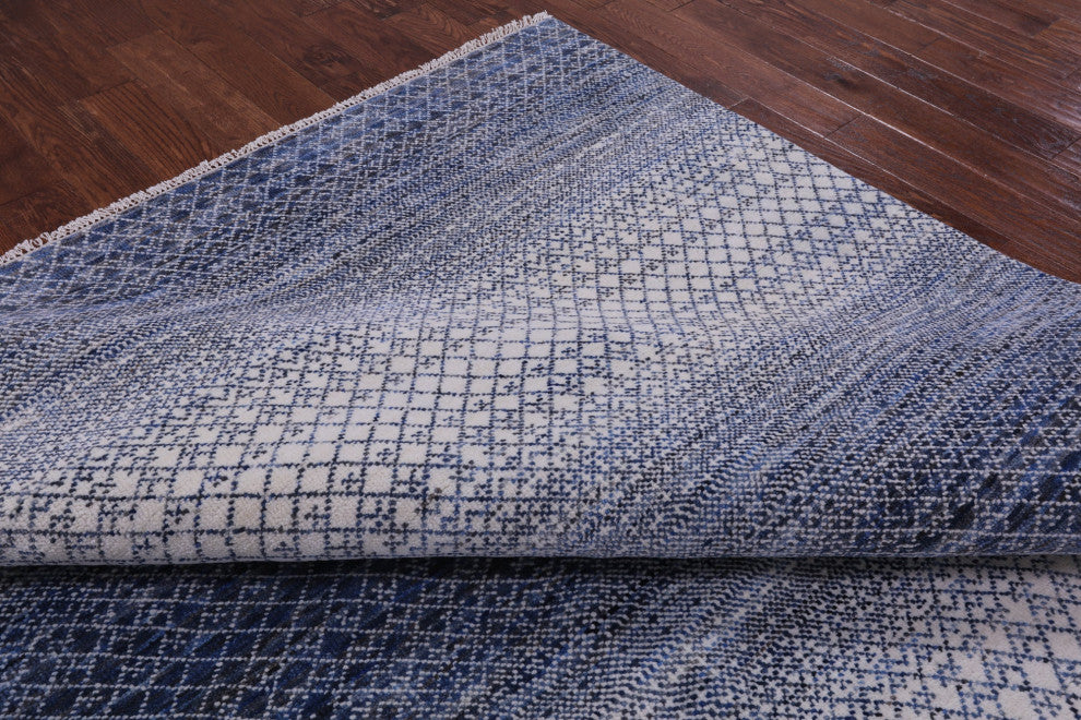 Savannah Grass Handmade Wool Rug 9' 0" X 12' 4" - Q13228