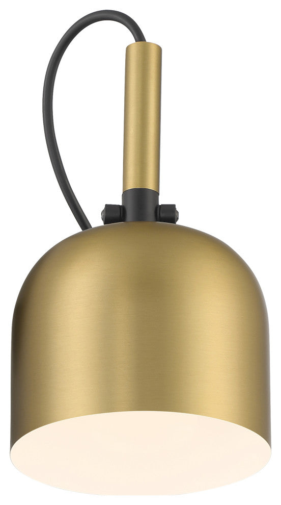 Ponti LED Reading Light, Dedicated LED, Antique Brushed Brass