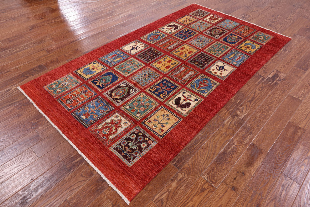 Handmade Persian Garden Design Rug 5' 0" X 9' 0" Q11023