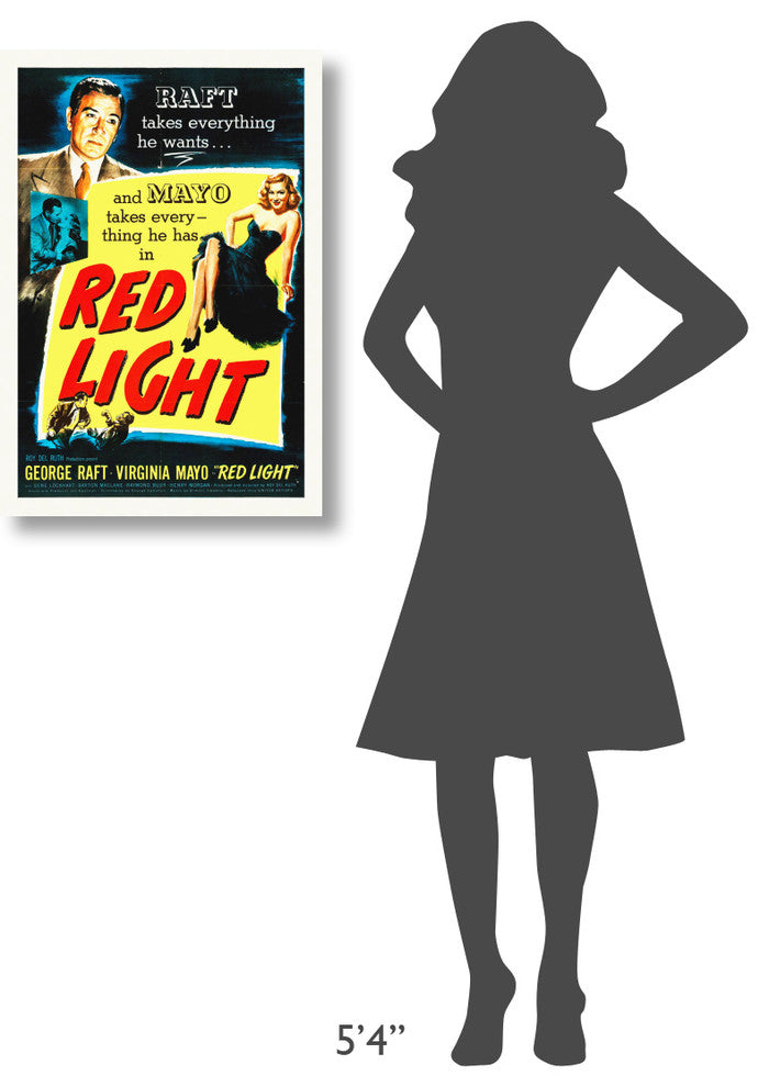 "Red Light" Stretched Canvas Giclee by Hollywood Photo Archive, 21x30"