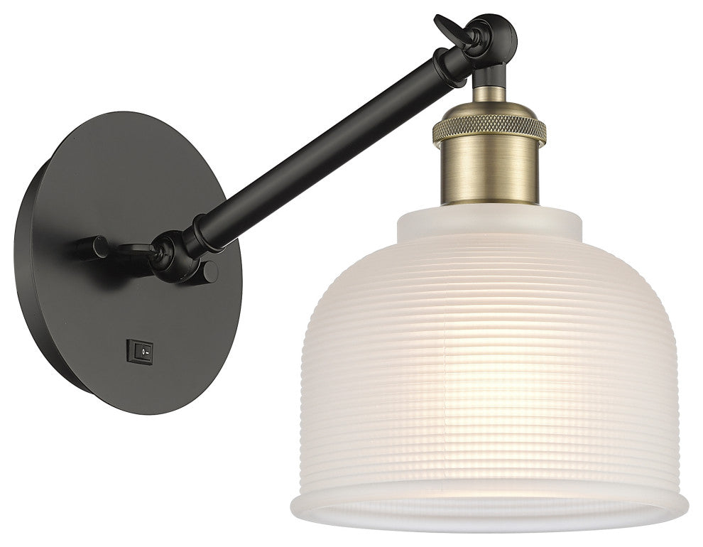 Innovations 317-1W-BAB-G411 1-Light Sconce, Black Antique Brass