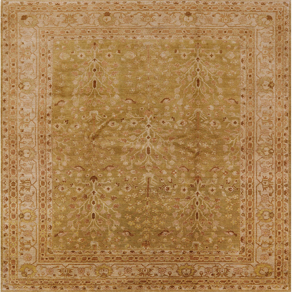 Ahgly Company Indoor Square Mid-Century Modern Area Rugs, 5' Square
