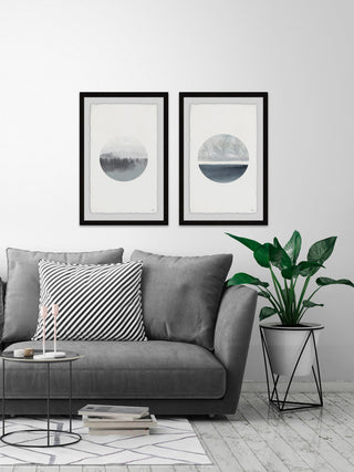 Two Views Diptych, Set of 2, 20x30 Panels