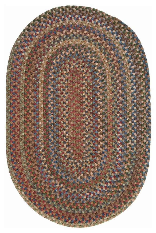 Colonial Mills Oak Harbour OH48 Dusk Traditional Area Rug, Round 8'x8'