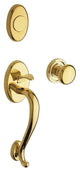 Baldwin Estate 85315 Logan  Handleset, Full Dummy - Lifetime Brass