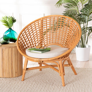 Abby Natural Rattan Accent Chair
