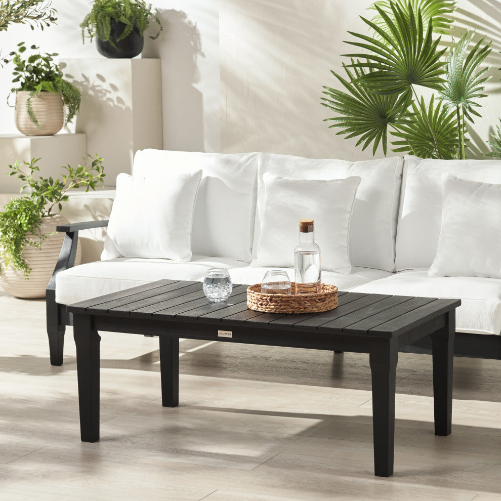 Safavieh Couture Martinique Patio Coffee Table, Black