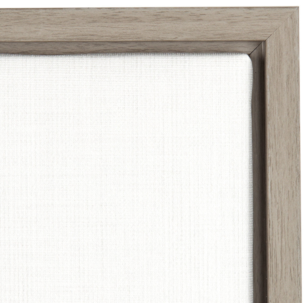 Sylvie Kitty Gray Framed Canvas Wall Art by Simon Te Tai