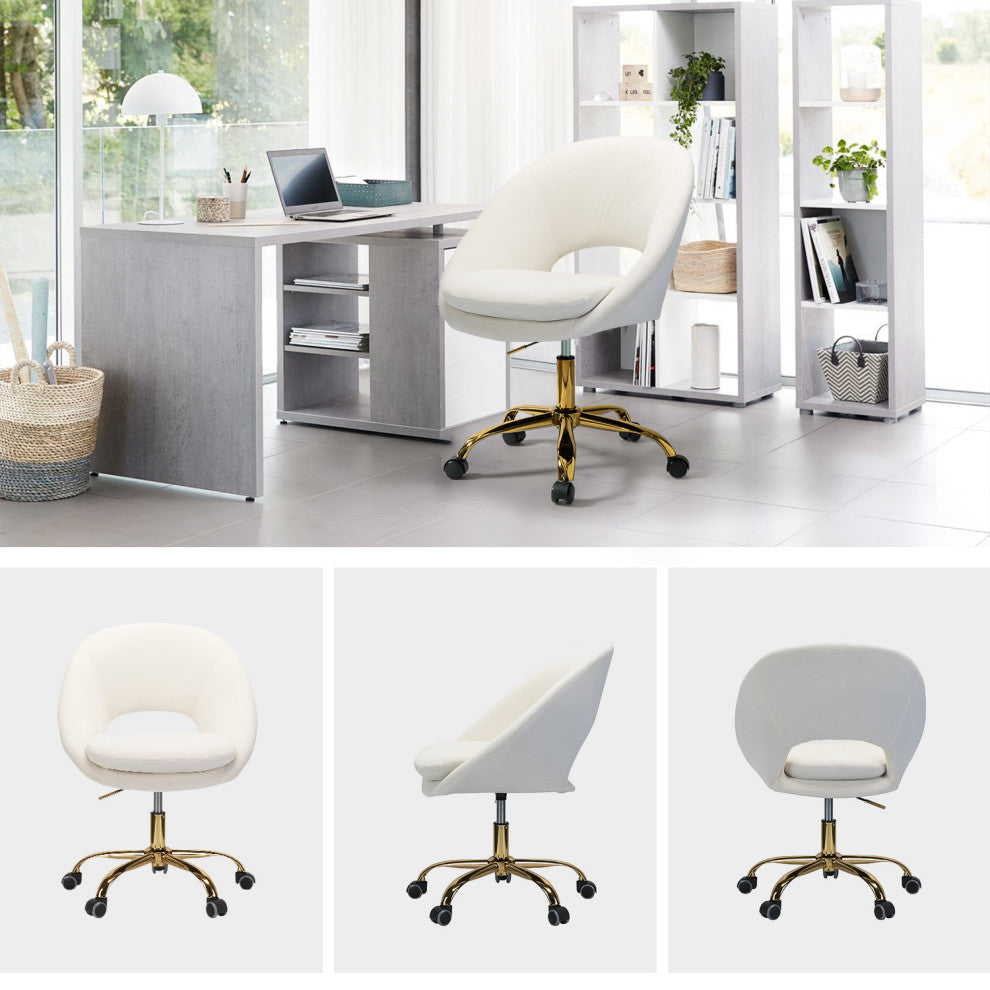 Savas Task Chair, Ivory