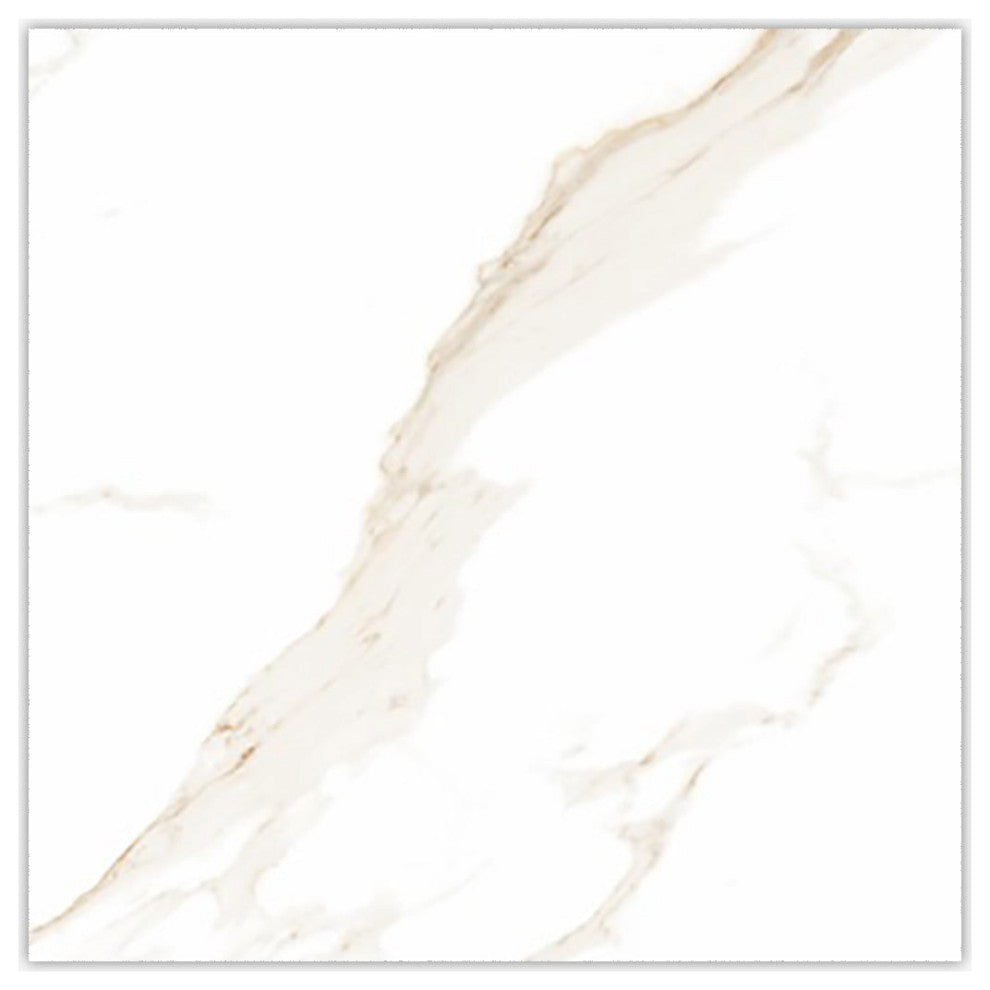 Calacatta Statuario Polished 24x24 Porcelain Tile