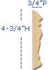 Wayland Hand-Carved Frieze, Bass Wood