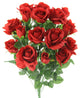 18 Stems Artificial Rose Buds Mixed Flower Bush