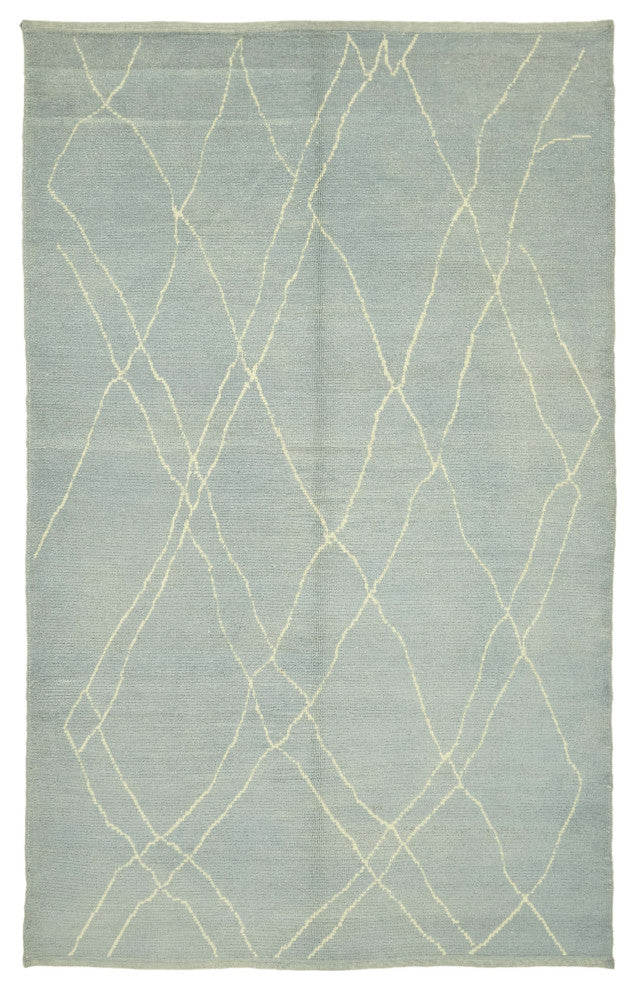 Rug N Carpet - Handmade One-of-a-Kind 6' 2'' x 9' 7'' Moroccan Area Rug