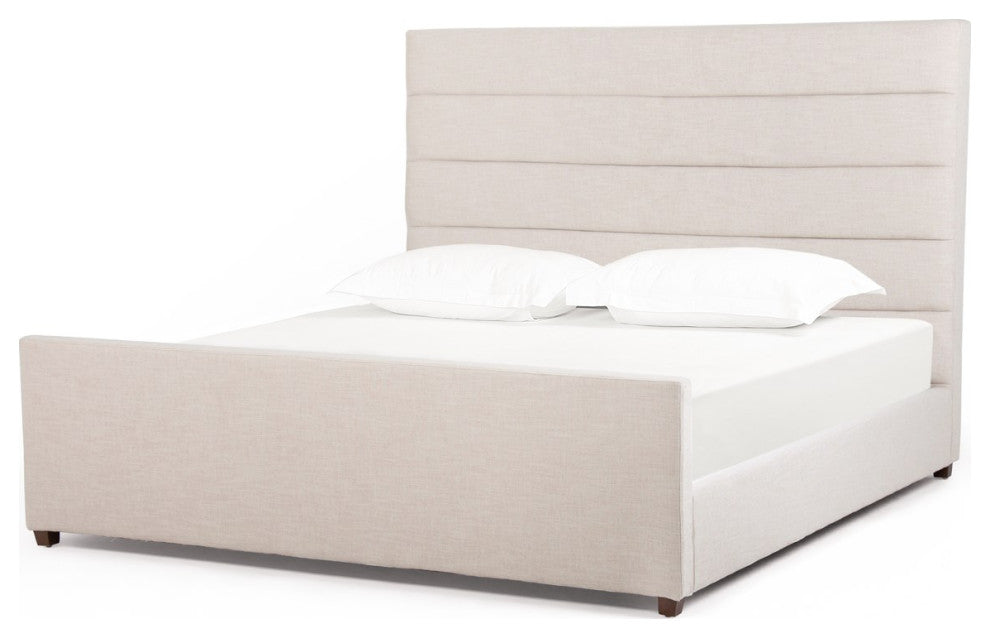 Daphne Bed-Cambric Ivory-King